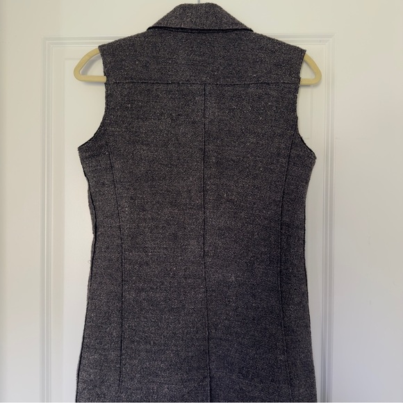 Vigoss Women's Heavy Jacket Vest Sleeveless Gray Snap Closure XS - Picture 7 of 7